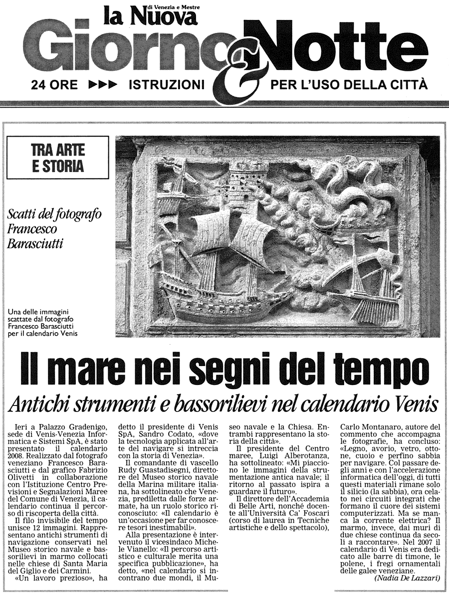 La Nuova Venezia Venerd&igrave; 7 dicembre 2007